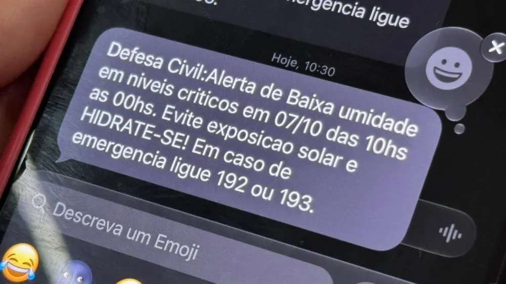 Defesa Civil emite alerta crítico de baixa umidade e alerta população do Piauí