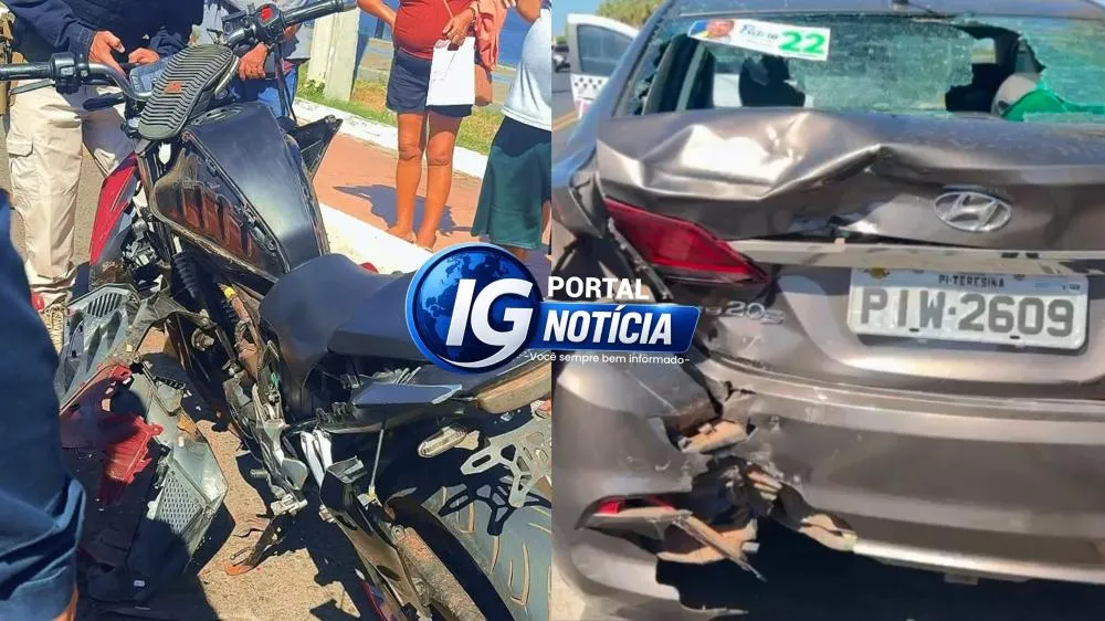 Motociclista fica gravemente ferido em Acidente na BR-343 em Campo Maior