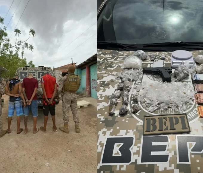 Motociclista é preso com drogas após tentar fugir de fiscalização na PI-113