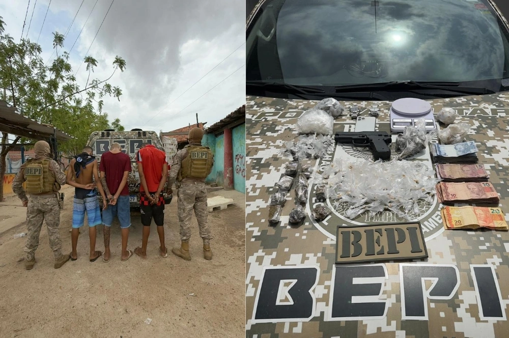 Motociclista é preso com drogas após tentar fugir de fiscalização na PI-113